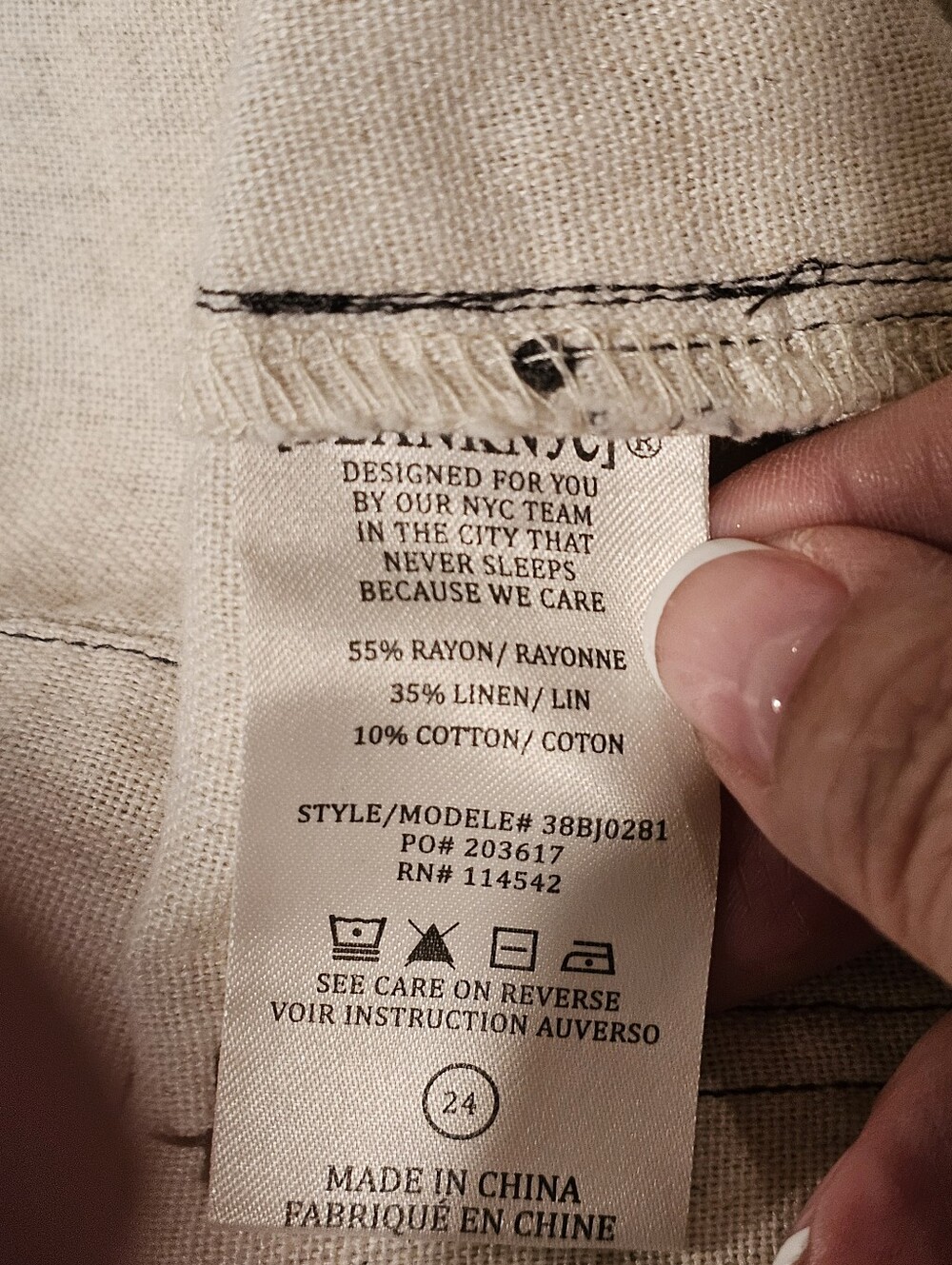 Cream Color Stitched Mini Skirt By Blank NYC - Picture 9 of 9